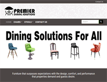 Tablet Screenshot of premierdiningsolutions.com